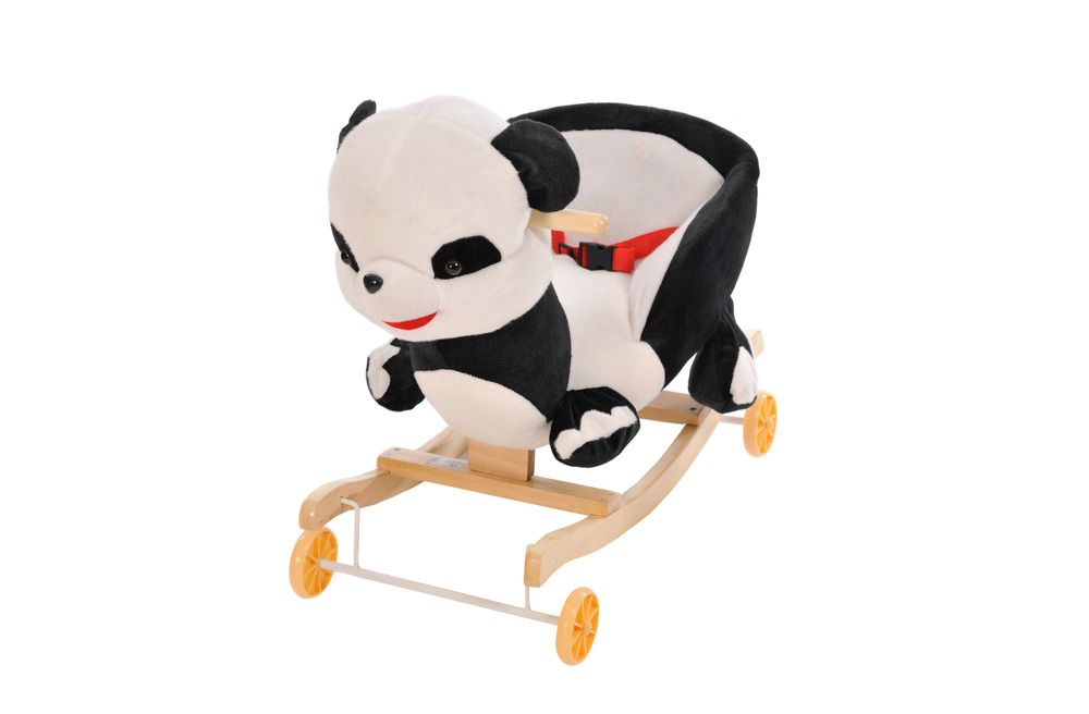 BABY ANIMAL ROCKER RIDE ON WALKER CHILDREN KID SOFT TOY ROCKING HORSE